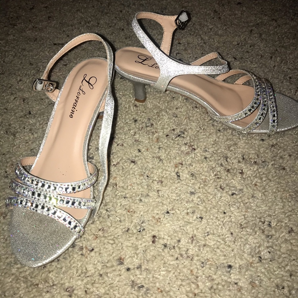 Silver heels